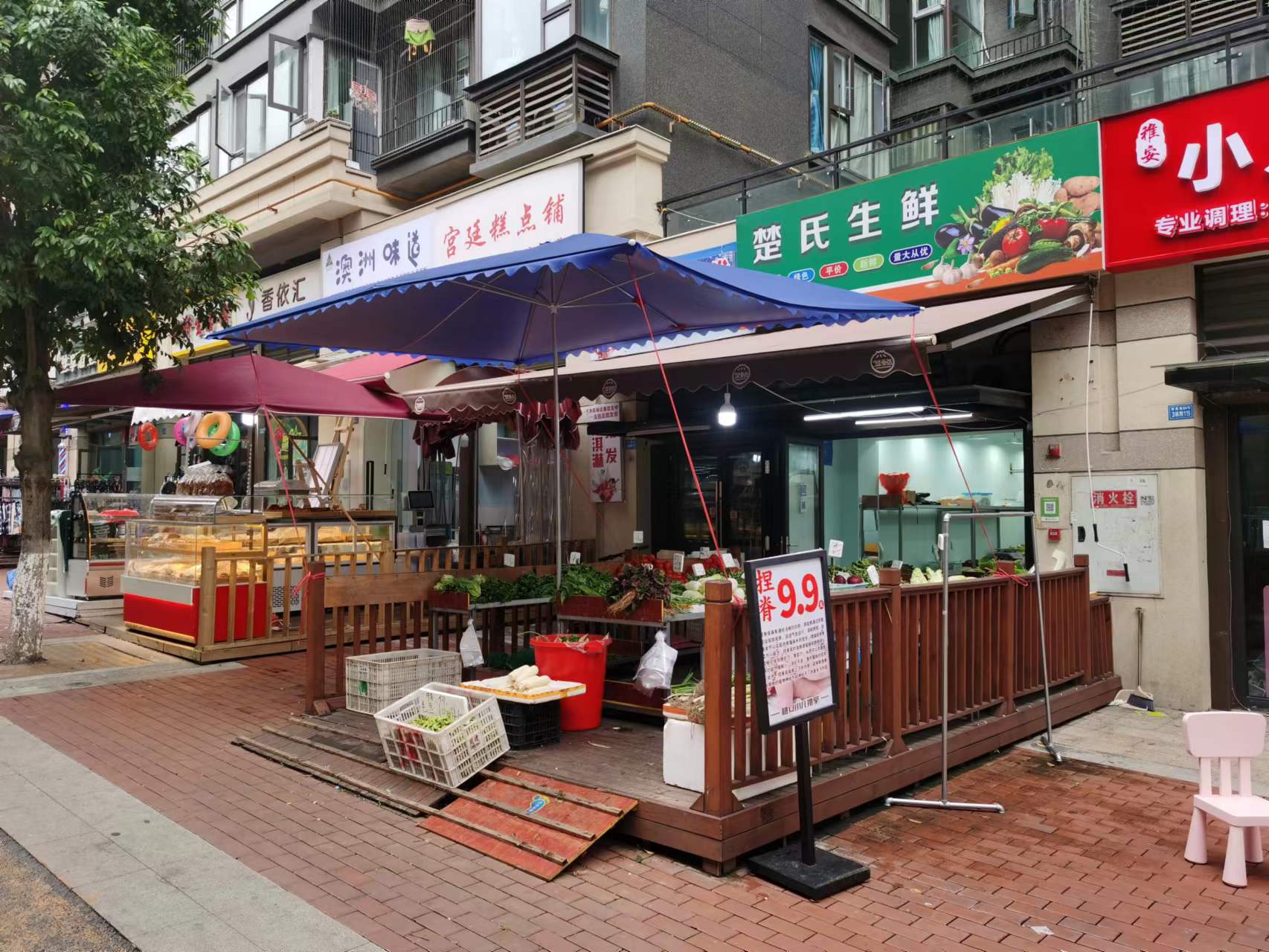 龙泉驿大面新建路世茂城三期生鲜超市转让