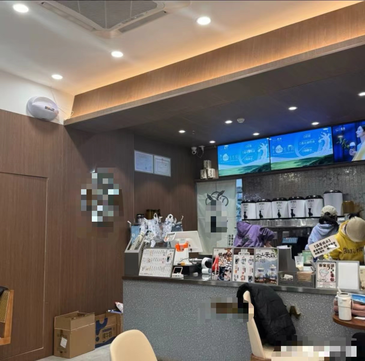 通州万达金街  奶茶店水吧转让  可空转做餐饮