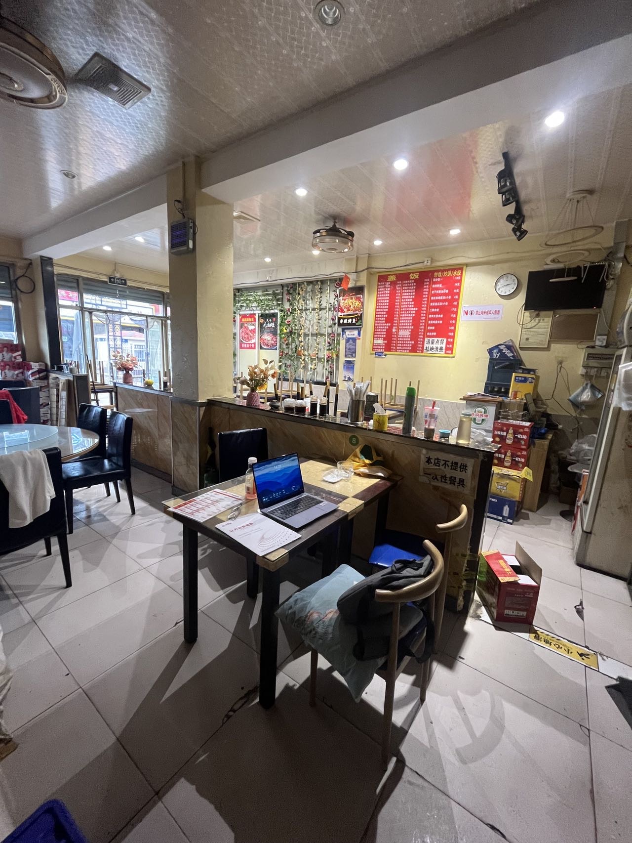 顺义西海洪村临街100平餐饮店转让