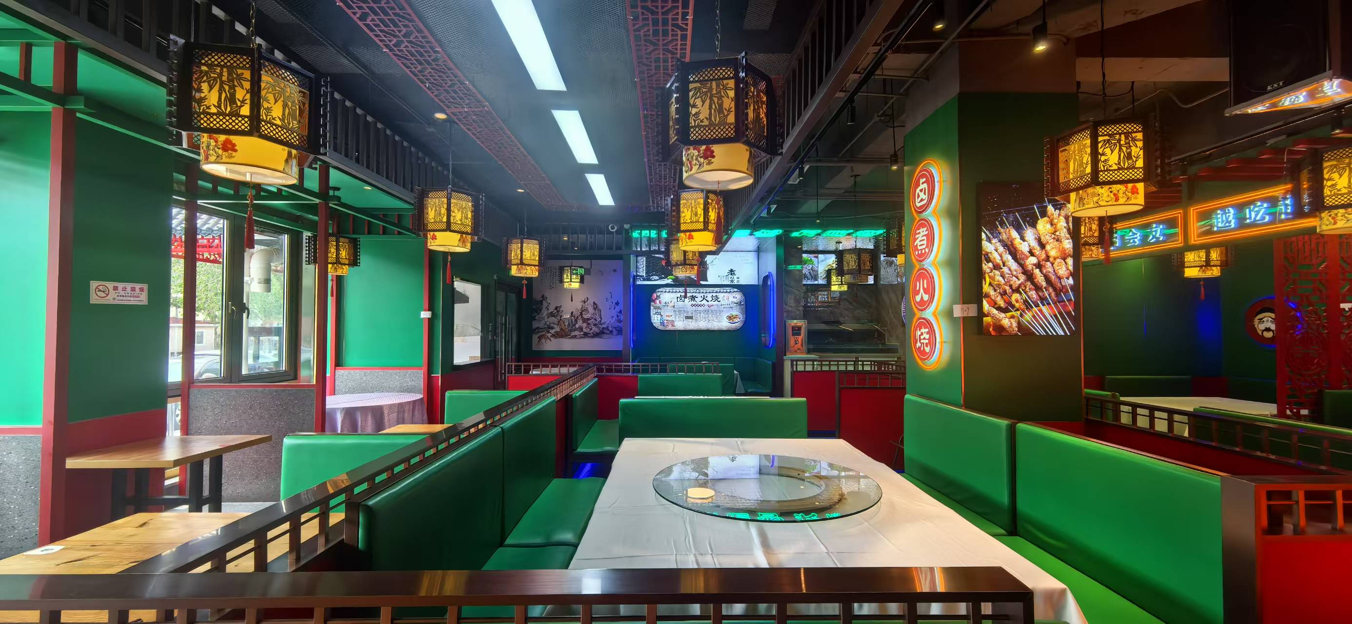 顺义天竺家园公交站旁边精装修餐饮店转让 临街商铺