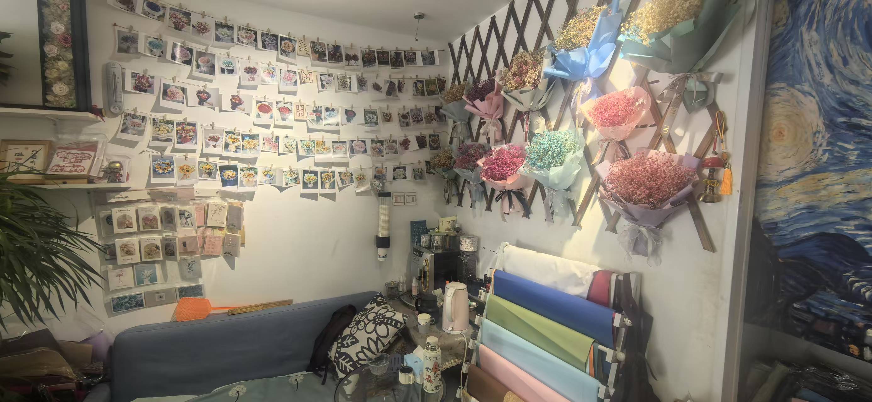 首经贸大学对面鲜花店转让