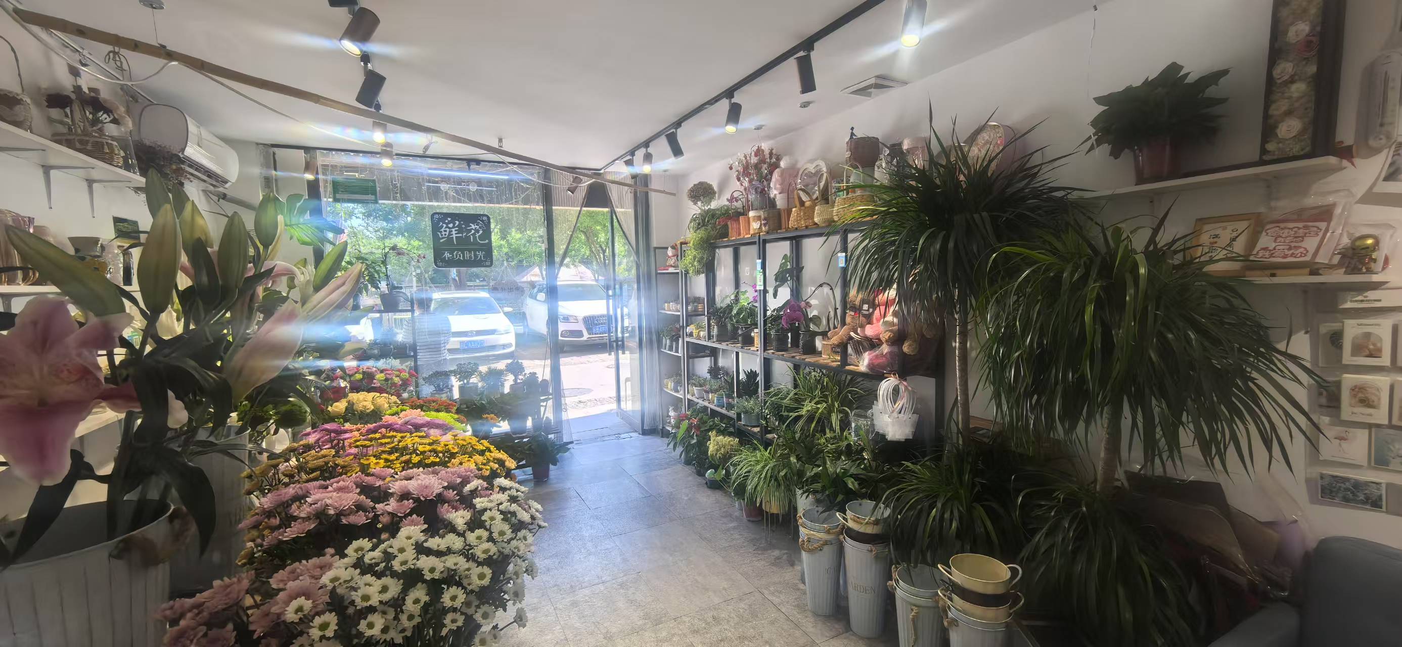 首经贸大学对面鲜花店转让